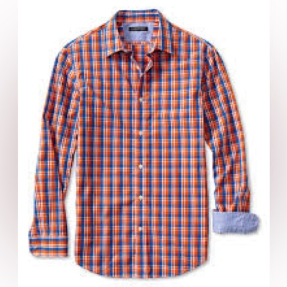 BR button down soft wash tailored slim fit shirt - Picture 1 of 14